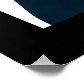 Abstracte Marokkaanse deuropening muurkunst Poster (Hoek)