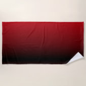 abstracte marsala maroon grijs bordeaux monogramme strandlaken (Voorkant)