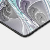 Abstracte matige bloem met blauw bureaumat (Hoek)