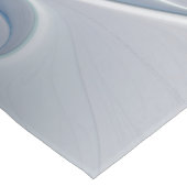 Abstracte matige bloem met blauw korte tafelloper (Hoek)