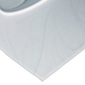 Abstracte matige bloem met blauw tafelkleed (Gekanteld)