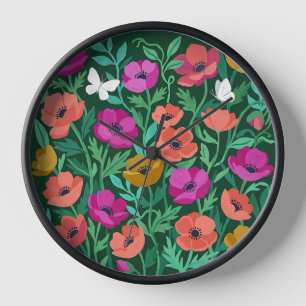 Abstracte Matisse-anemonen Vlinders Kunst Klokken