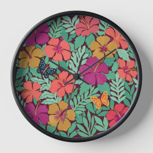 Abstracte Matisse Hibiscus Vlinders Kunst Klokken