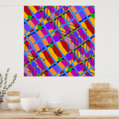 Abstracte Matisse Style Shapes, Poster (Keuken)