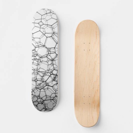 Abstracte mazen persoonlijk skateboard (Voorkant)