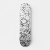Abstracte mazen persoonlijk skateboard (Voorkant)
