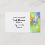 Abstracte medische benoeming afsprakenkaartje (Achterkant)