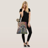 Abstracte Meerkat Tote Bag (Op model)