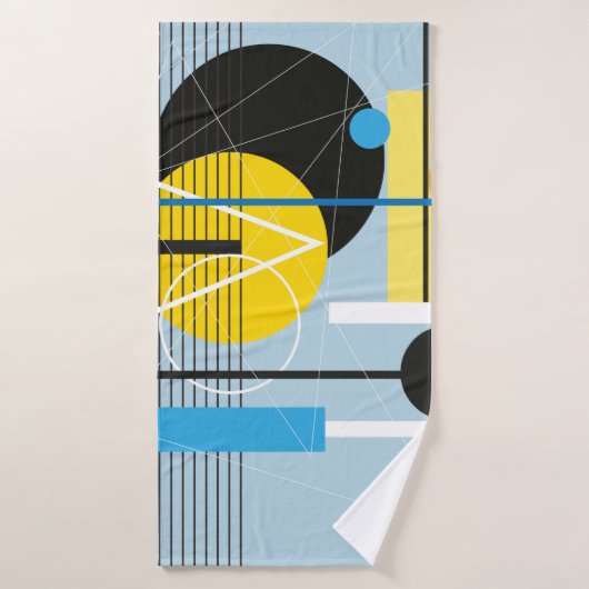 Abstracte meerkleurige achtergrond van geometrisch badhanddoek (Badhanddoek)