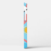 Abstracte meerkleurige achtergrond van geometrisch Case-Mate iPhone case (Achterkant / Links)
