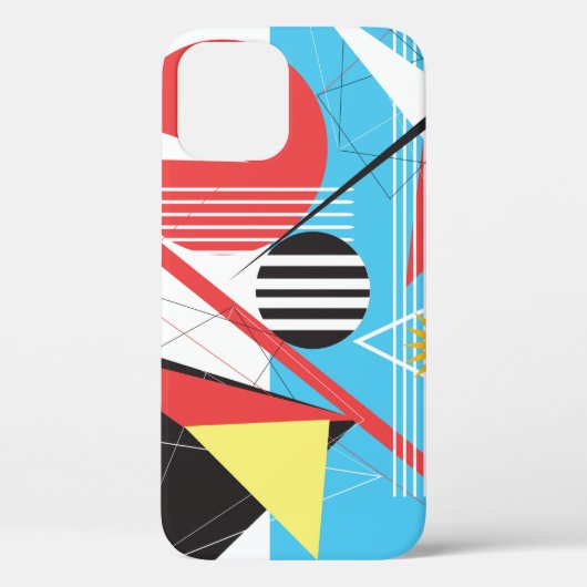 Abstracte meerkleurige achtergrond van geometrisch Case-Mate iPhone case (Achterkant)