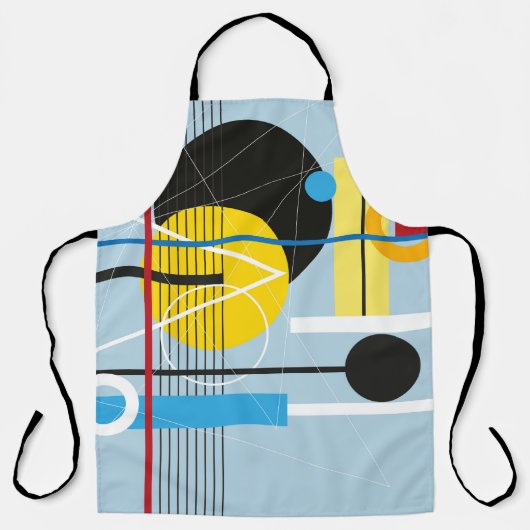 Abstracte meerkleurige achtergrond van geometrisch schort (Voorkant)