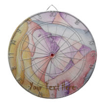 abstracte meerkleurige roze pooiemdame retro