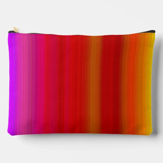 Abstracte meerkleurige strepen groot etui (Voorkant)
