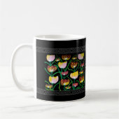 Abstracte Meerkleurige Tulpen Koffiemok (Links)