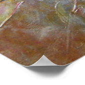 Abstracte Melodieafdruk Poster (Hoek)