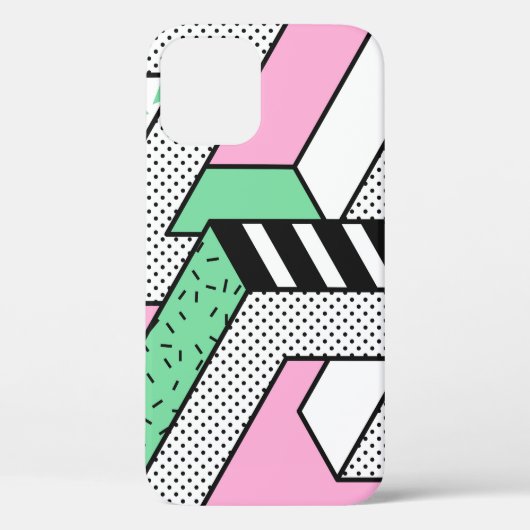 Abstracte Memphis: 80s geometrische vormen. Case-Mate iPhone Case (Achterkant)