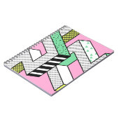 Abstracte Memphis: 80s geometrische vormen. Notitieboek (Linkerzijde)