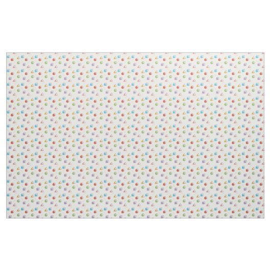 Abstracte Memphis Pattern-structuur Stof (Yard (91,4 cm))