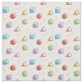 Abstracte Memphis Pattern-structuur Stof (Swatch)