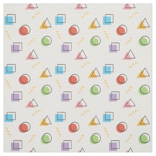 Abstracte Memphis Pattern-structuur Stof (Swatch)