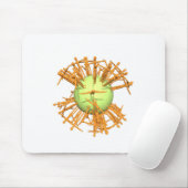 Abstracte mens muismat (Met muis)