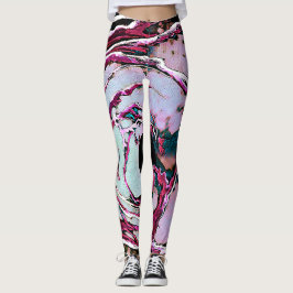 Abstracte Mercury Art Leggings