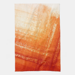 Abstracte met de hand geschilderde achtergrond theedoek