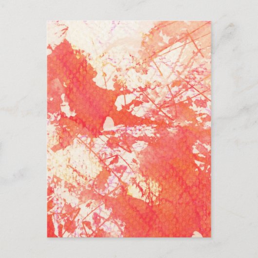 Abstracte met de hand geschilderde achtergrond van briefkaart (Voorkant)