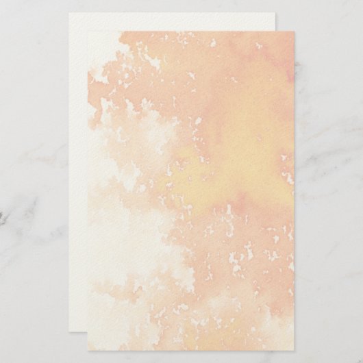 Abstracte met de hand geschilderde achtergrond van briefpapier (Voorkant / Achterkant)