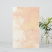 Abstracte met de hand geschilderde achtergrond van briefpapier (Staand voorkant)