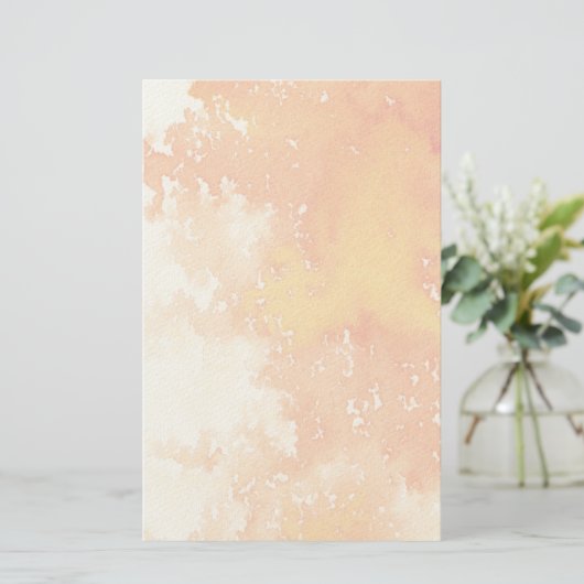 Abstracte met de hand geschilderde achtergrond van briefpapier (Staand voorkant)