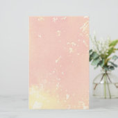 Abstracte met de hand geschilderde achtergrond van briefpapier (Staand voorkant)