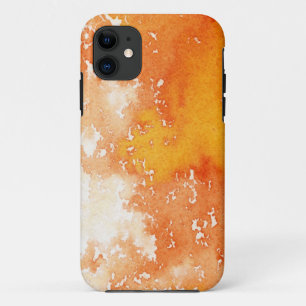 Abstracte met de hand geschilderde achtergrond van iPhone 11 hoesje