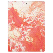 Abstracte met de hand geschilderde achtergrond van klembord (Achterkant)