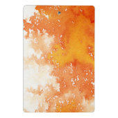 Abstracte met de hand geschilderde achtergrond van mini klembord (Achterkant)