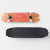 Abstracte met de hand geschilderde achtergrond van persoonlijk skateboard (Horizontaal)