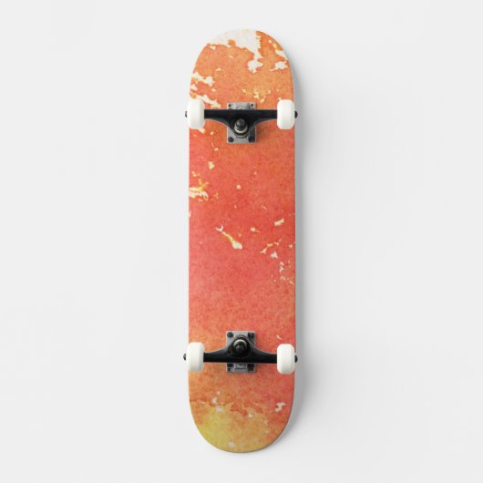 Abstracte met de hand geschilderde achtergrond van persoonlijk skateboard (Voorkant)