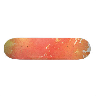 Abstracte met de hand geschilderde achtergrond van persoonlijk skateboard