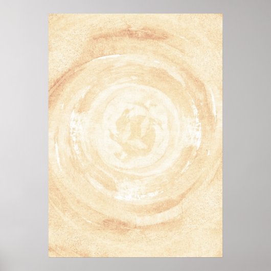 Abstracte met de hand geschilderde achtergrond van poster (Voorkant)