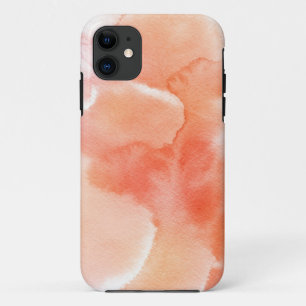 Abstracte met de waterverf geschilderde achtergron iPhone 11 hoesje
