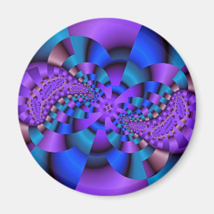 Abstracte metaalventilator magneet