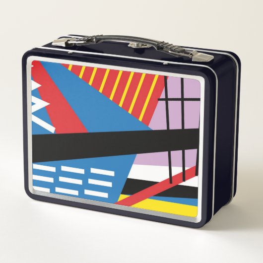 Abstracte metalen doos (Achterkant)