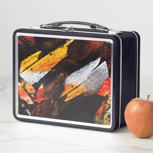 Abstracte metalen doos (In situ)