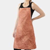 Abstracte metalen textuur van het geborstelde kope schort (Insitu)