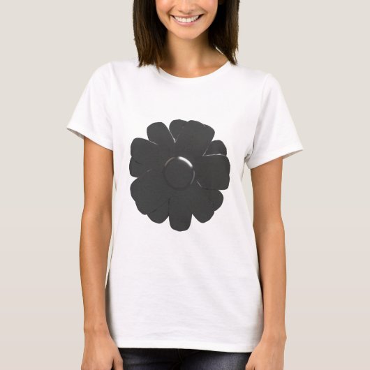 Abstracte metalen zilverventilator T-shirt (Voorkant)