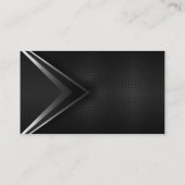 Abstracte metallische textuur mesh achtergrond visitekaartje (Achterkant)