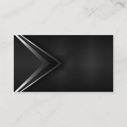 Abstracte metallische textuur mesh achtergrond visitekaartje (Achterkant)