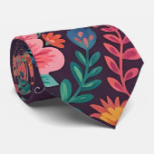 Abstracte Mexicaanse Pioenrozen Vlinders Das (Opgerold)