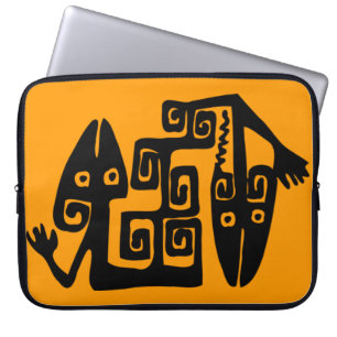 Abstracte Mexicaanse slang voor slang met motif-la Laptop Sleeve